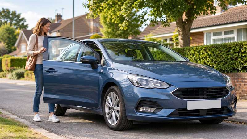 An ordinary car used by an occasional driver